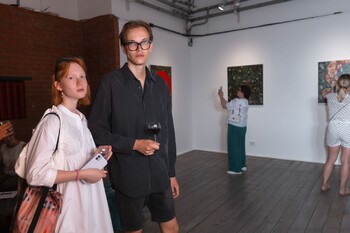 Люся Воронова фотографии с выставки Мозаичность 91